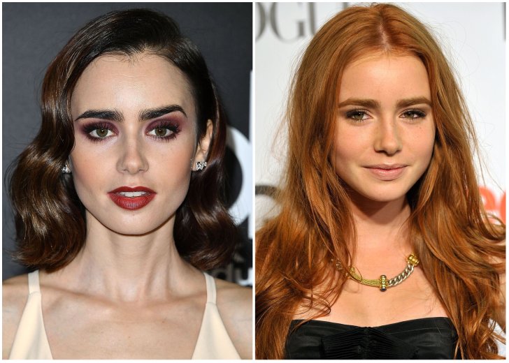 1. Lily Collins' Blue Hair Transformation - wide 6