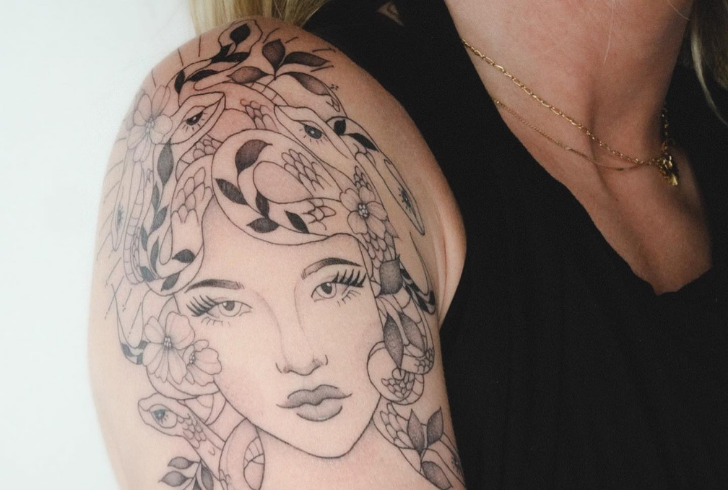 Medusa - tattoo ideas for women with meaning
